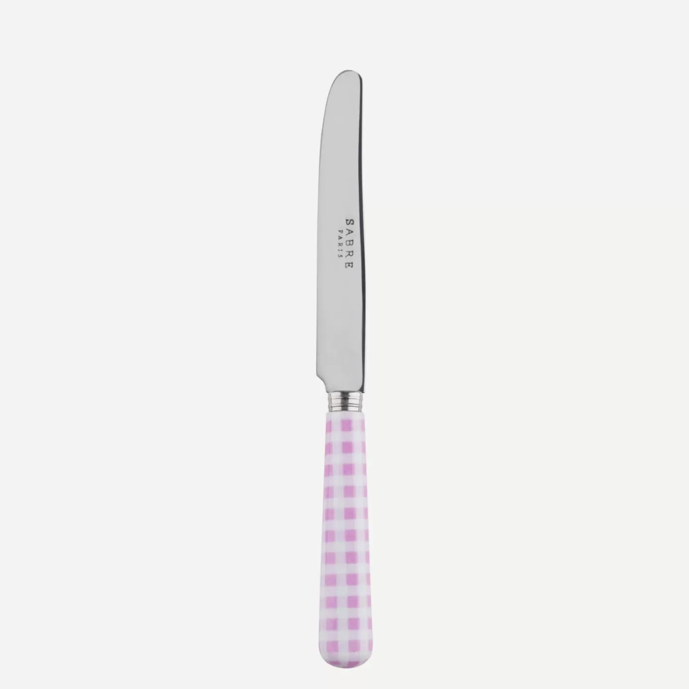 Sabre Paris Breakfast Knife>Gingham, Pink