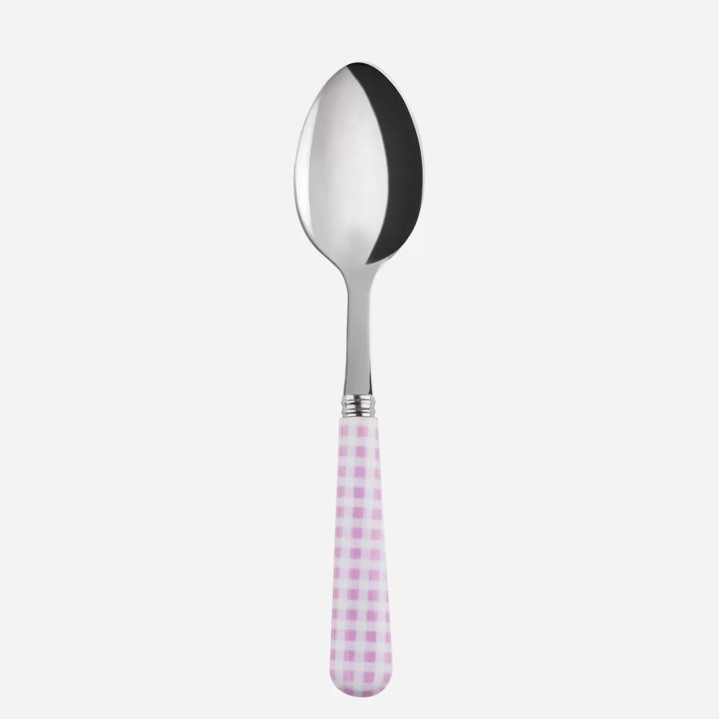 Sabre Paris Dessert Spoon>Gingham, Pink