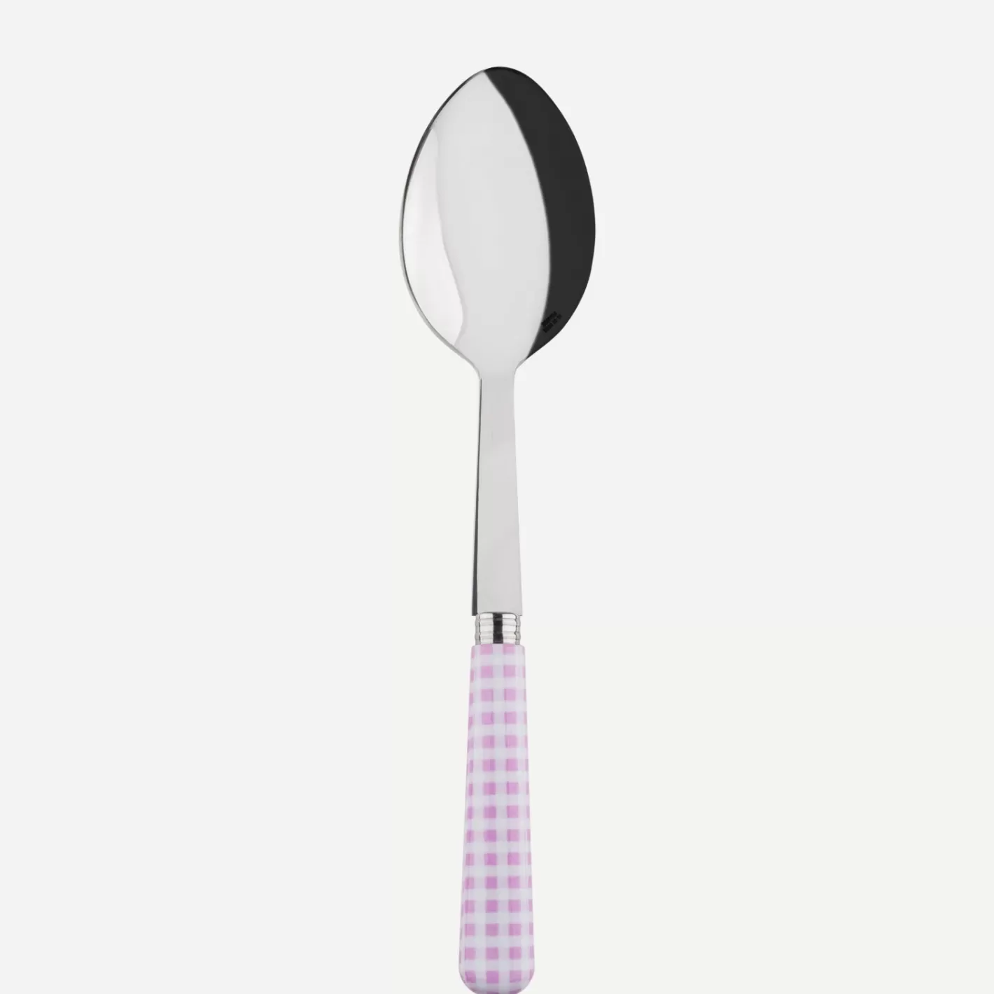 Sabre Paris Serving Spoon>Gingham, Pink