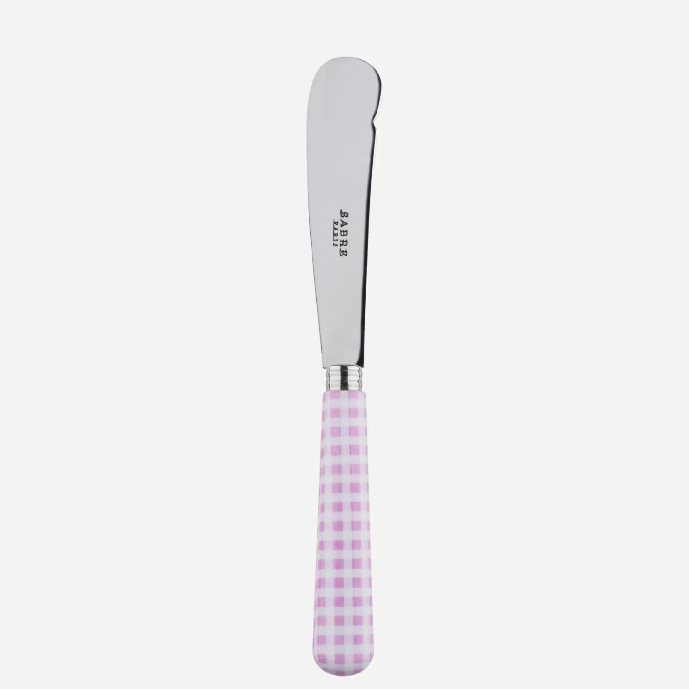 Sabre Paris Butter Knife>Gingham, Pink