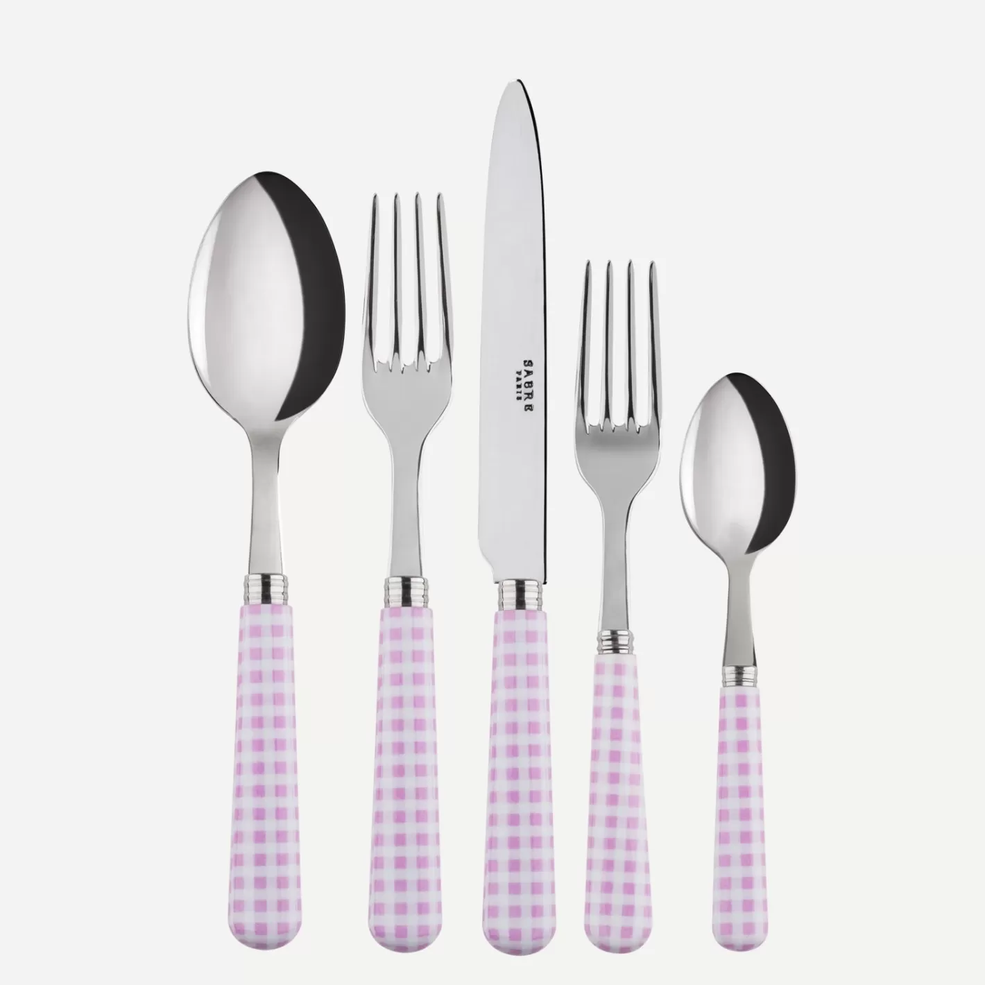 Sabre Paris Set Of 5 Pieces>Gingham, Pink