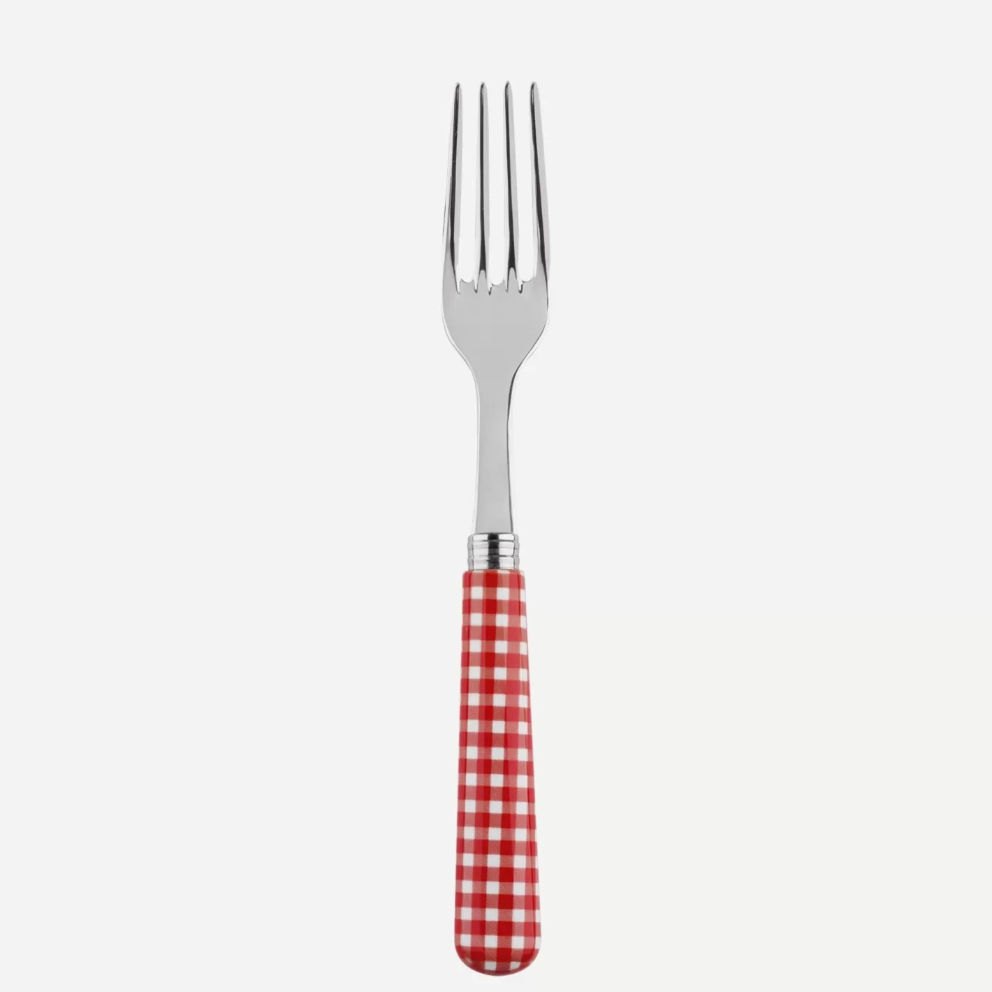 Sabre Paris Dinner Fork>Gingham, Red