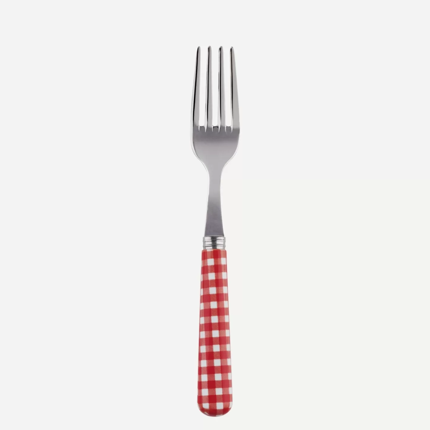 Sabre Paris Small Fork>Gingham, Red