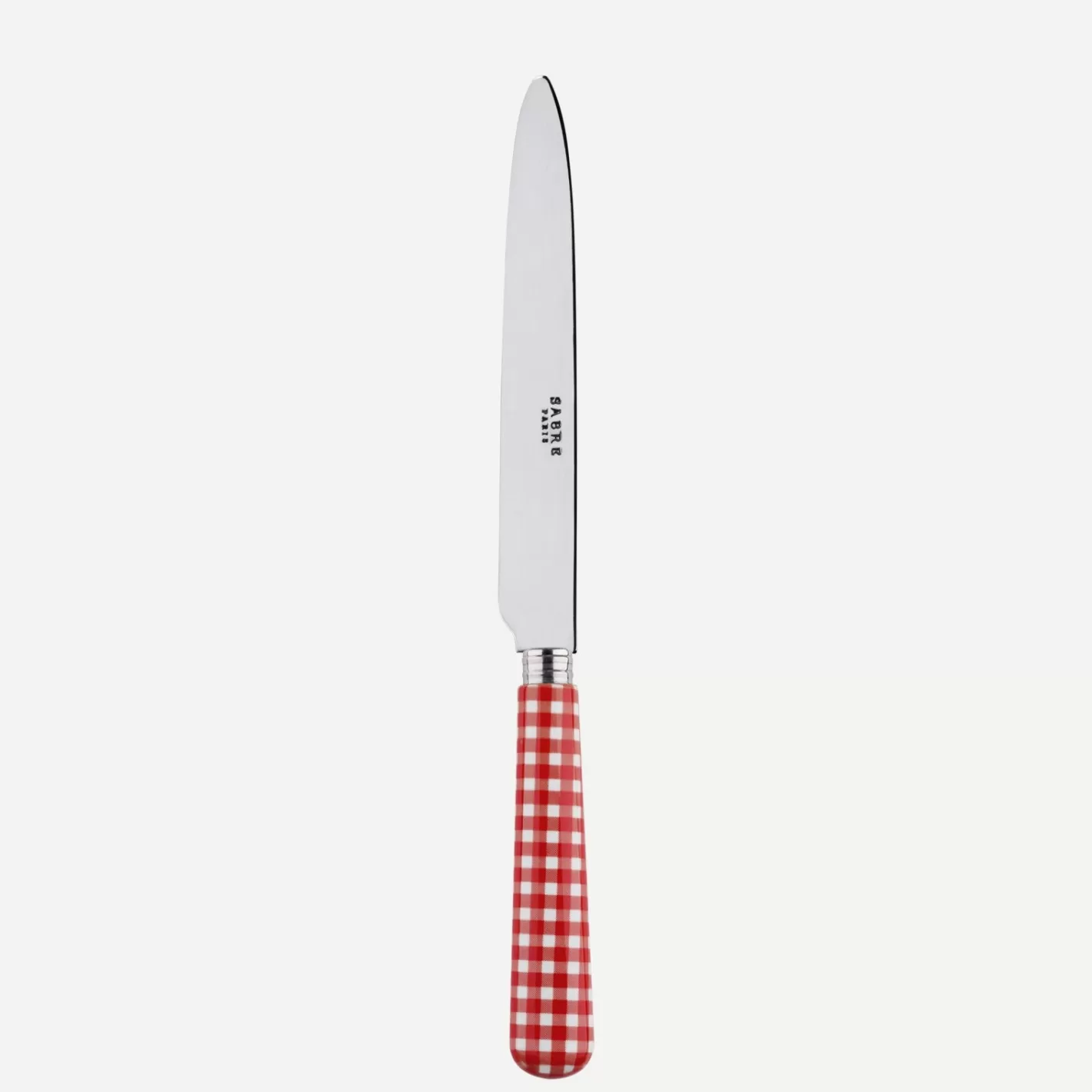 Sabre Paris Dinner Knife>Gingham, Red