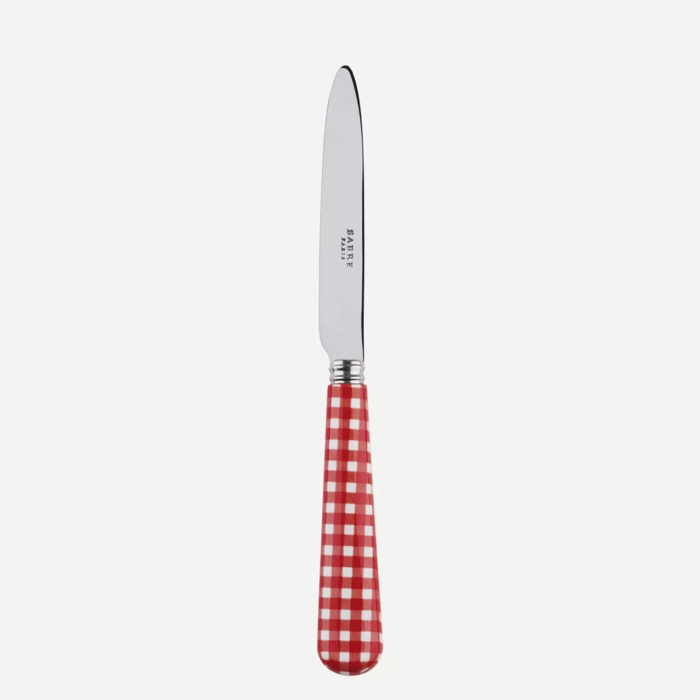 Sabre Paris Dessert Knife>Gingham, Red