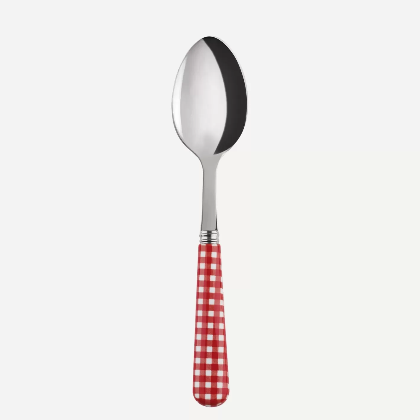 Sabre Paris Dessert Spoon>Gingham, Red