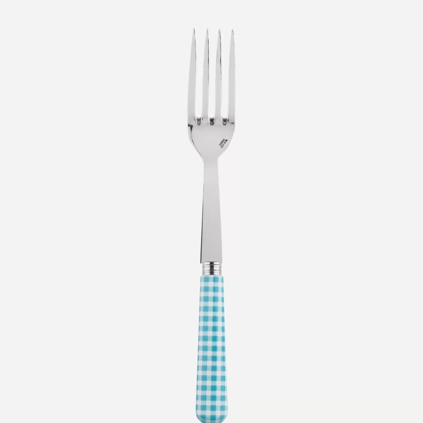 Sabre Paris Serving Fork>Gingham, Turquoise