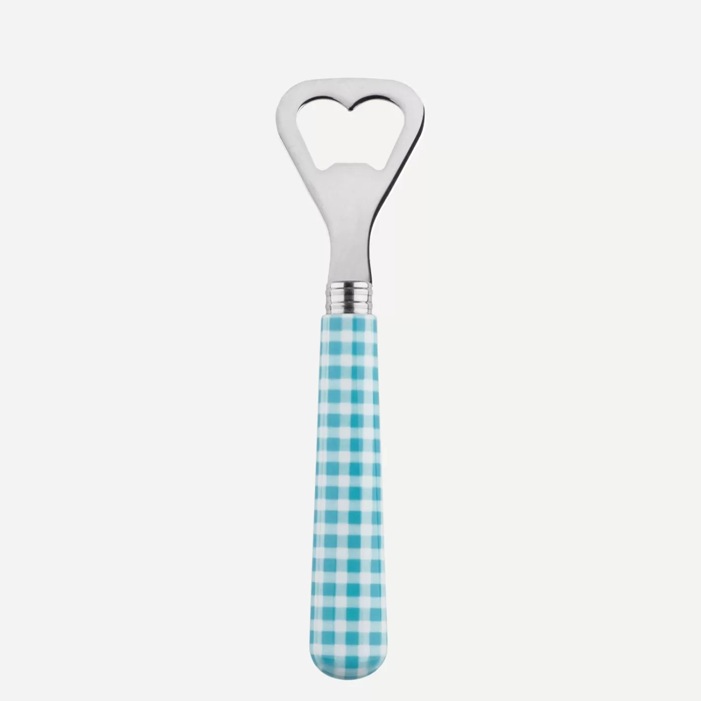 Sabre Paris Bottle Opener>Gingham, Turquoise