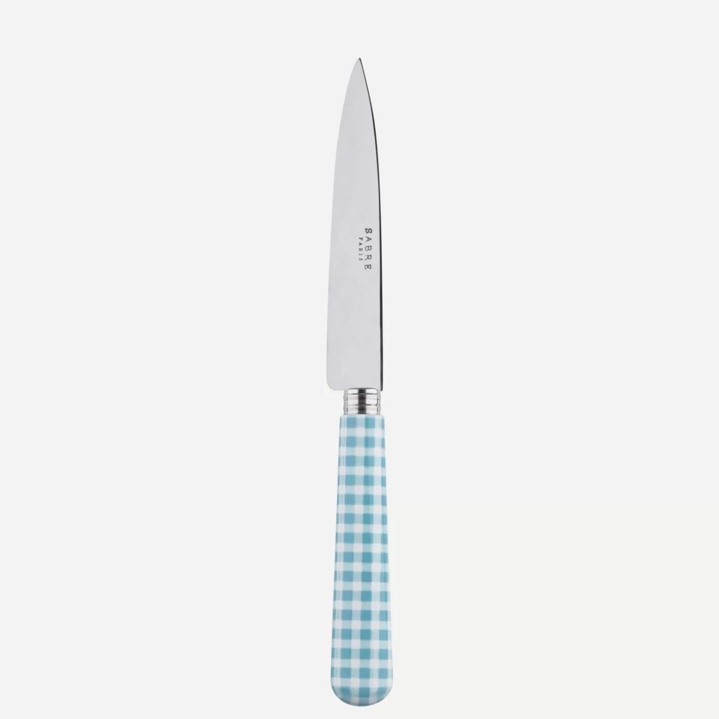 Sabre Paris Kitchen Knife>Gingham, Turquoise