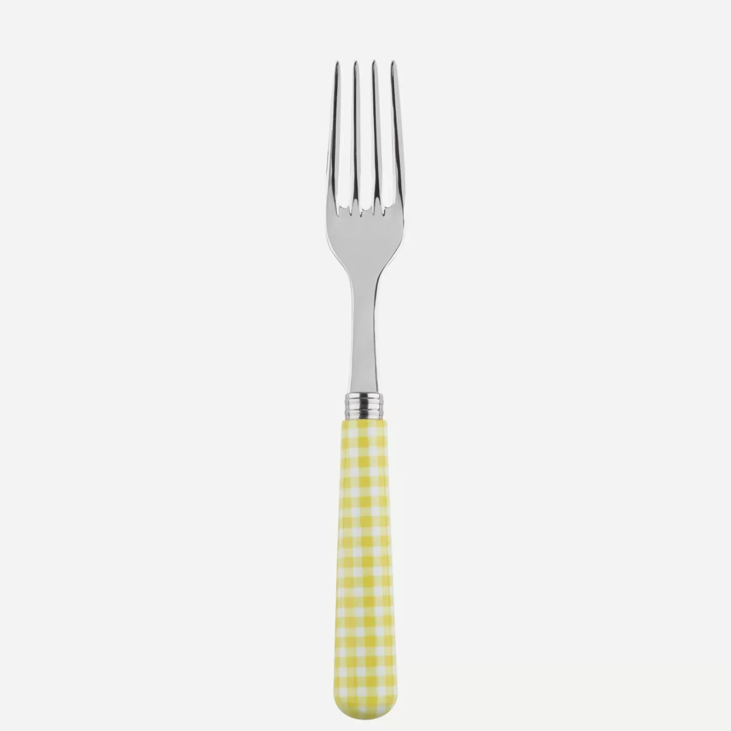 Sabre Paris Dinner Fork>Gingham, Yellow