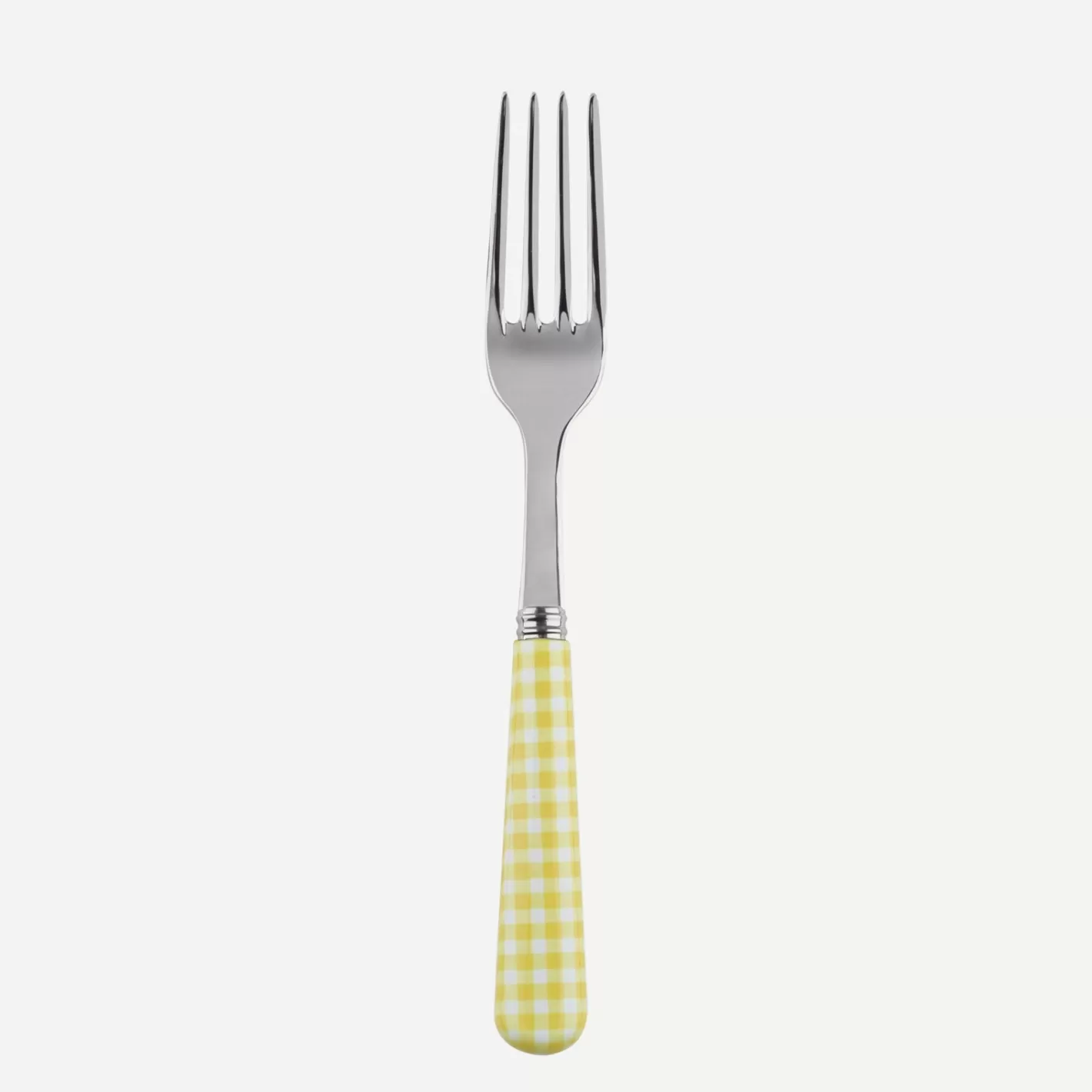 Sabre Paris Salad Fork>Gingham, Yellow