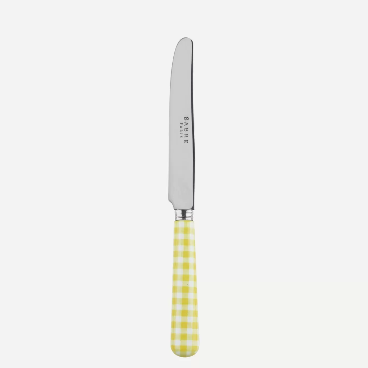 Sabre Paris Breakfast Knife>Gingham, Yellow