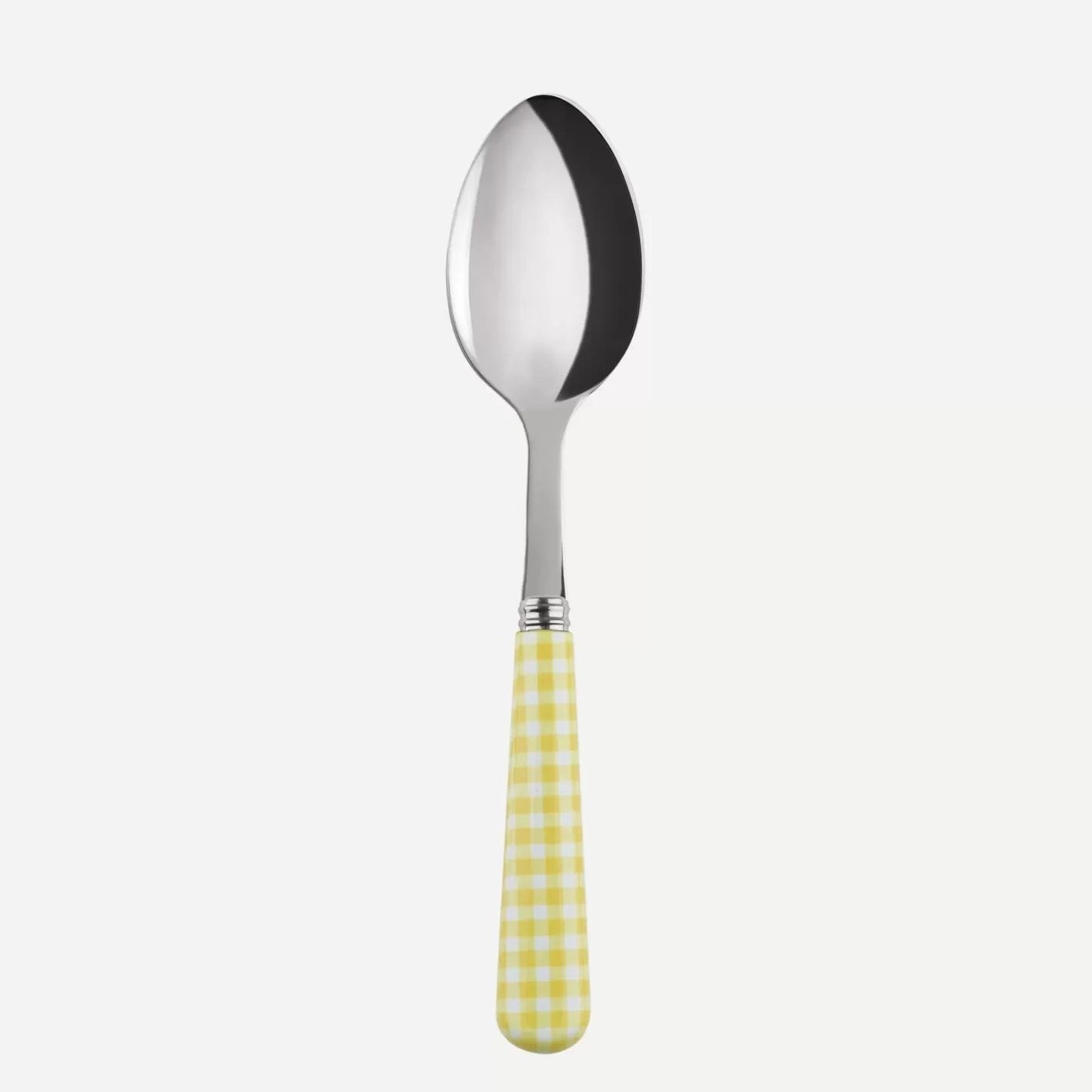 Sabre Paris Dessert Spoon>Gingham, Yellow