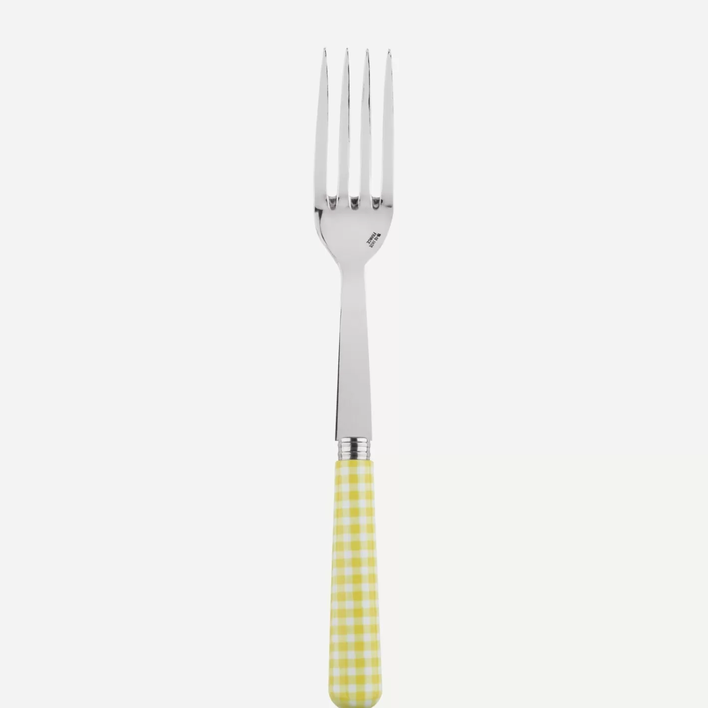 Sabre Paris Serving Fork>Gingham, Yellow