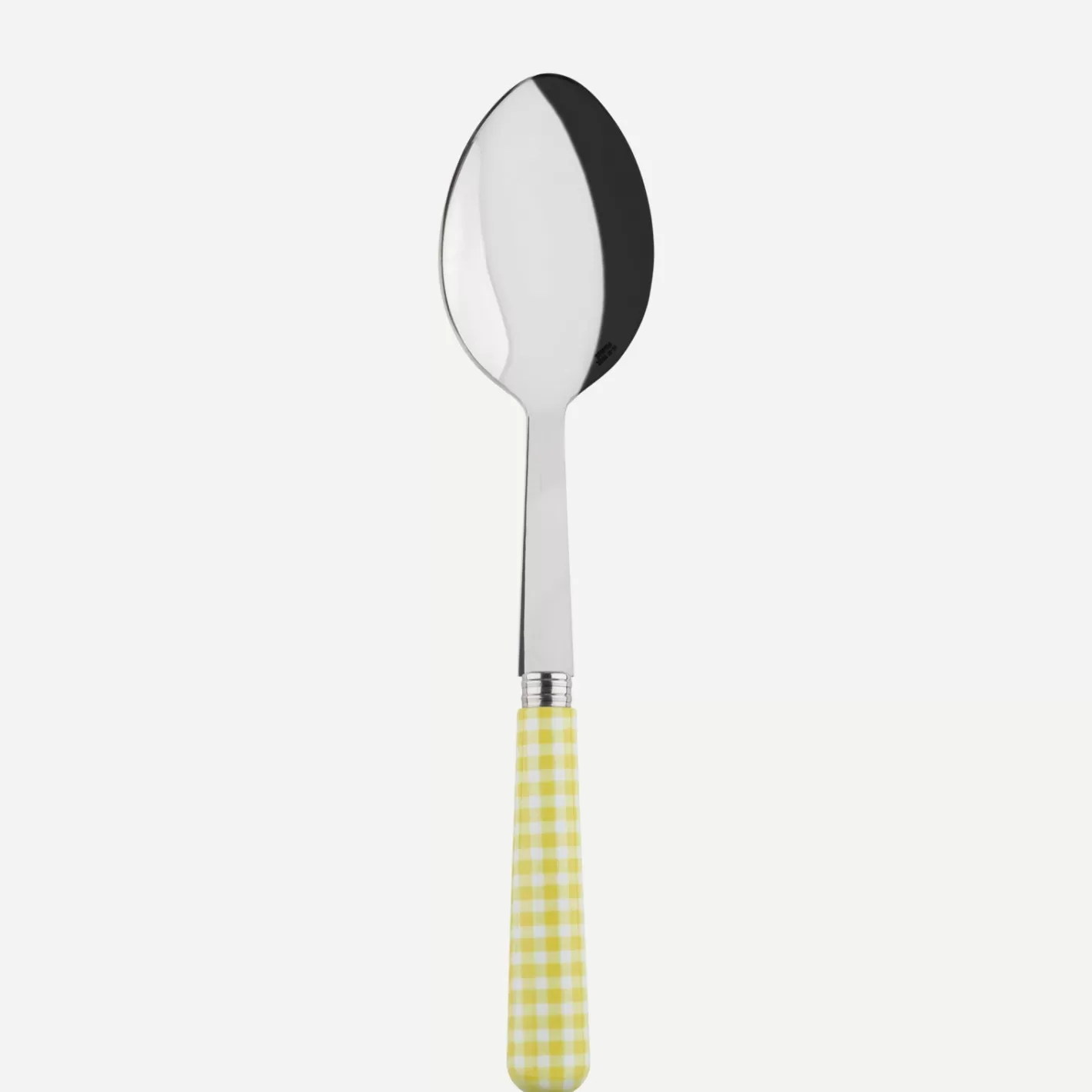 Sabre Paris Serving Spoon>Gingham, Yellow