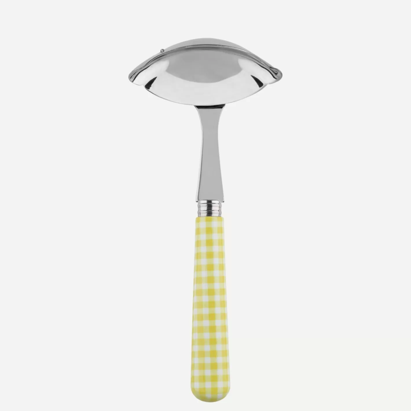 Sabre Paris Gravy Ladle>Gingham, Yellow