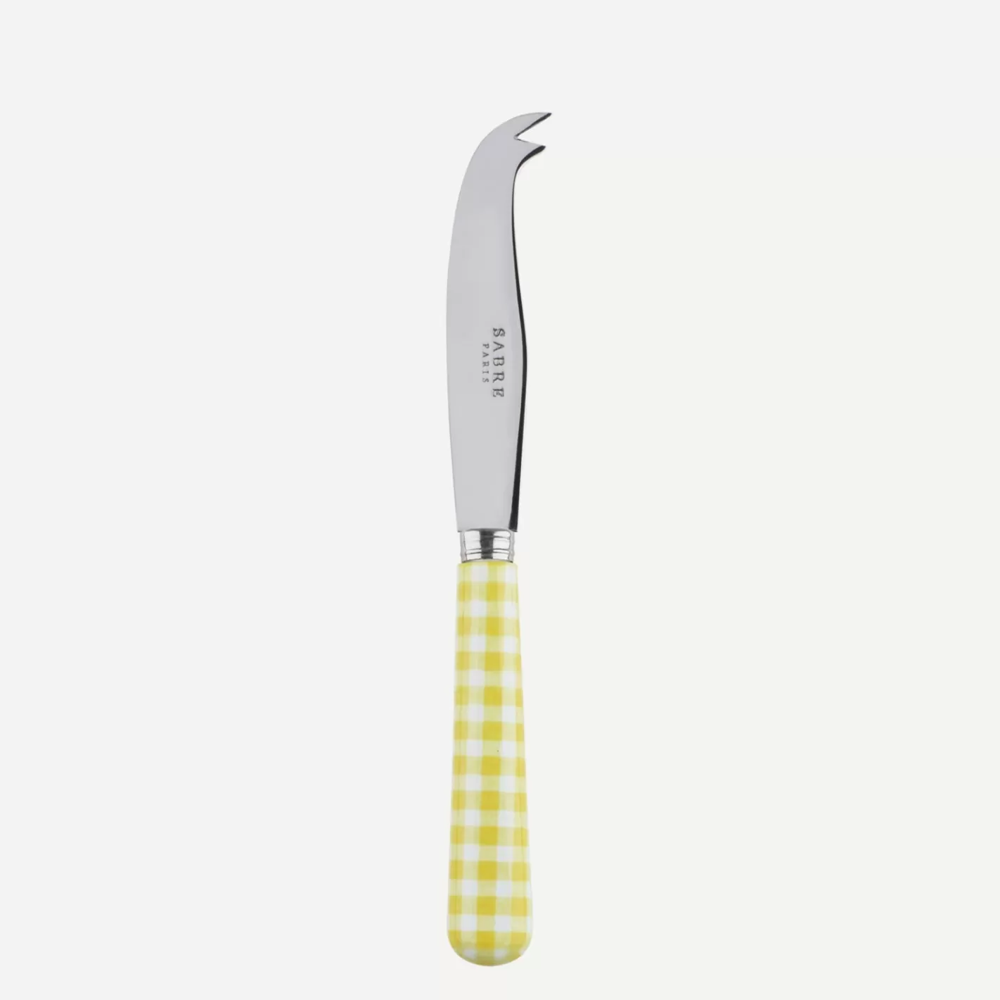 Sabre Paris Cheese Knife>Gingham, Yellow