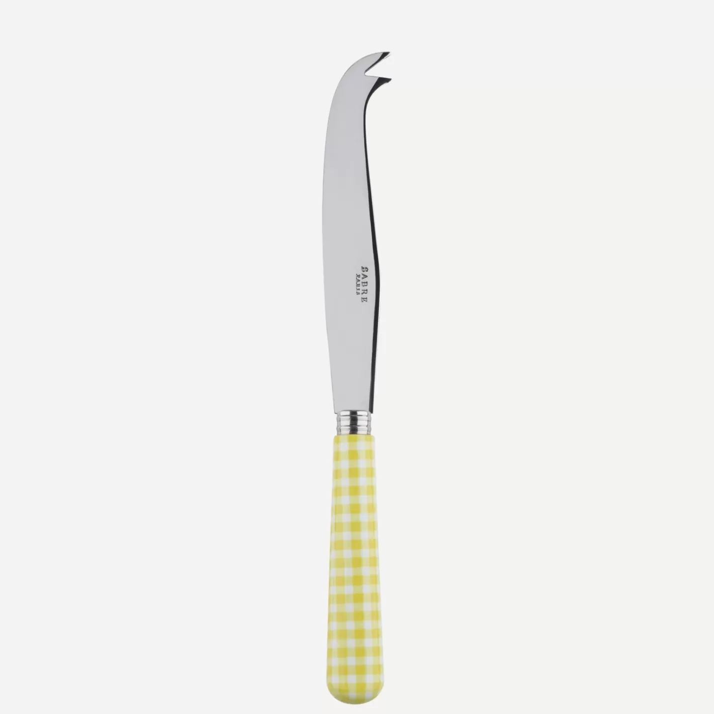 Sabre Paris Cheese Knife>Gingham, Yellow