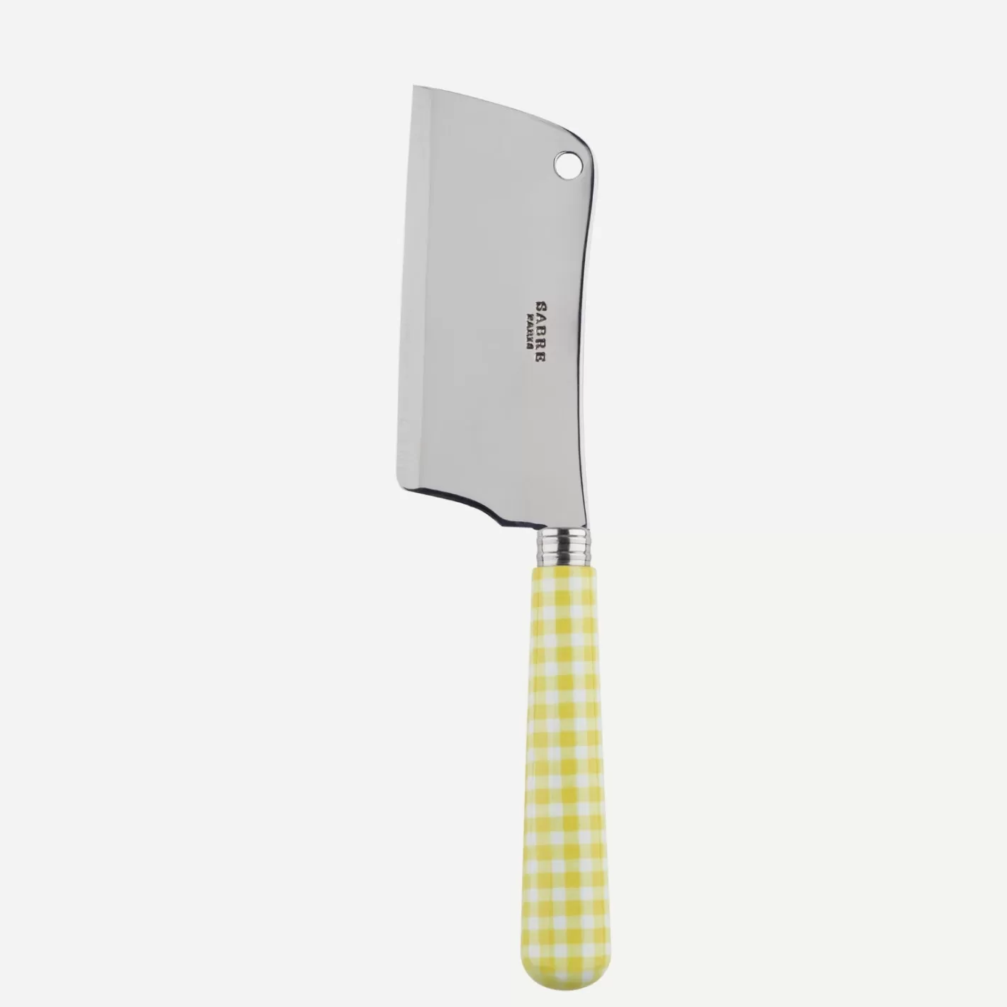 Sabre Paris Cheese Cleaver>Gingham, Yellow