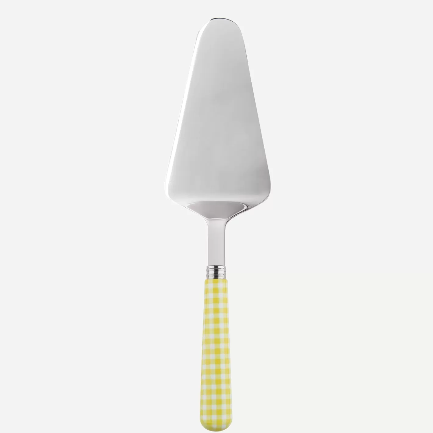 Sabre Paris Tart Server>Gingham, Yellow