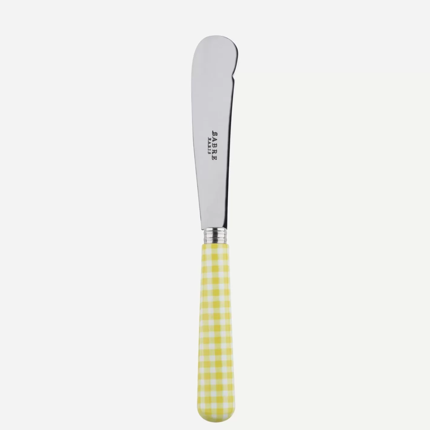 Sabre Paris Butter Knife>Gingham, Yellow