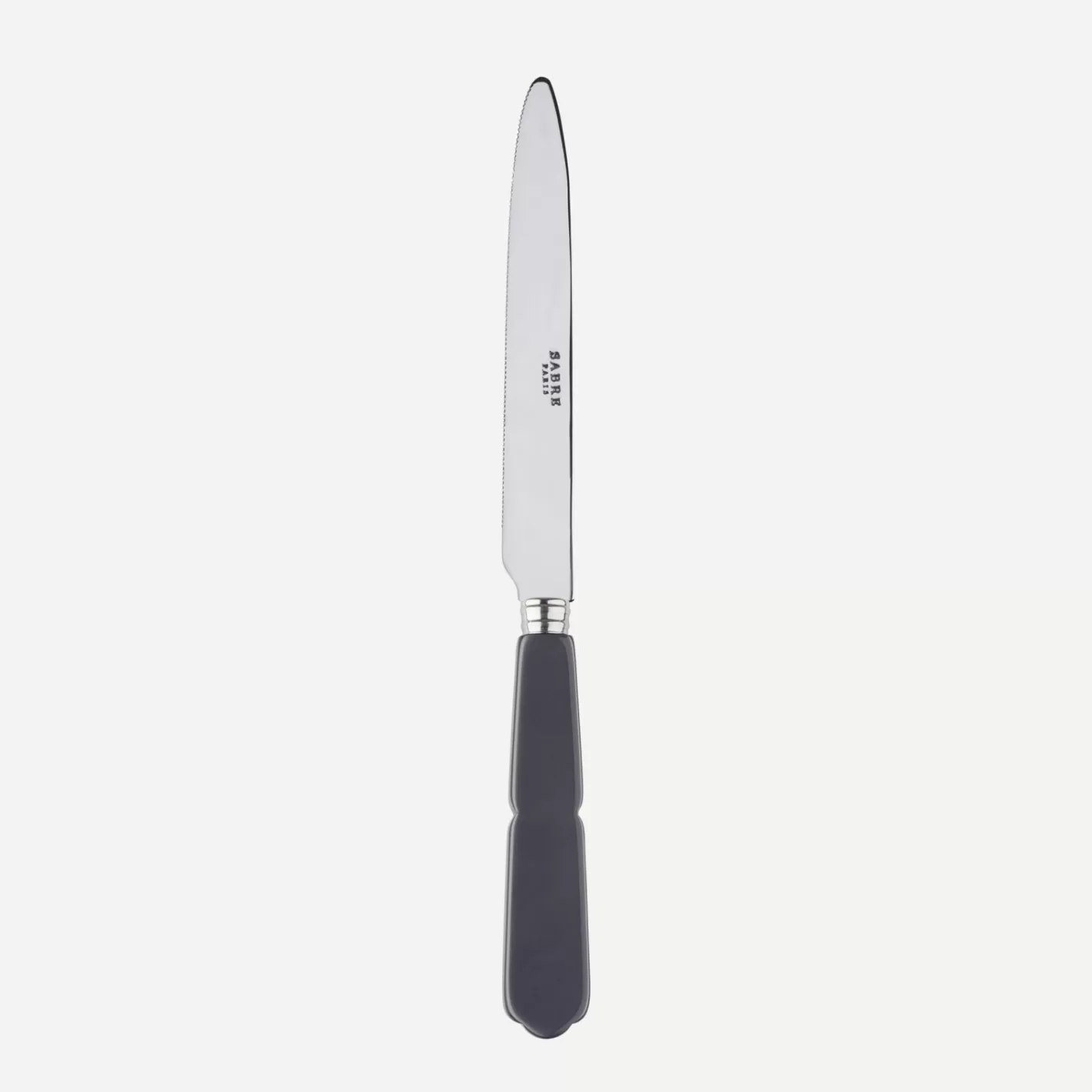 Sabre Paris Serrated Dinner Knife Blade>Gustave, Grey