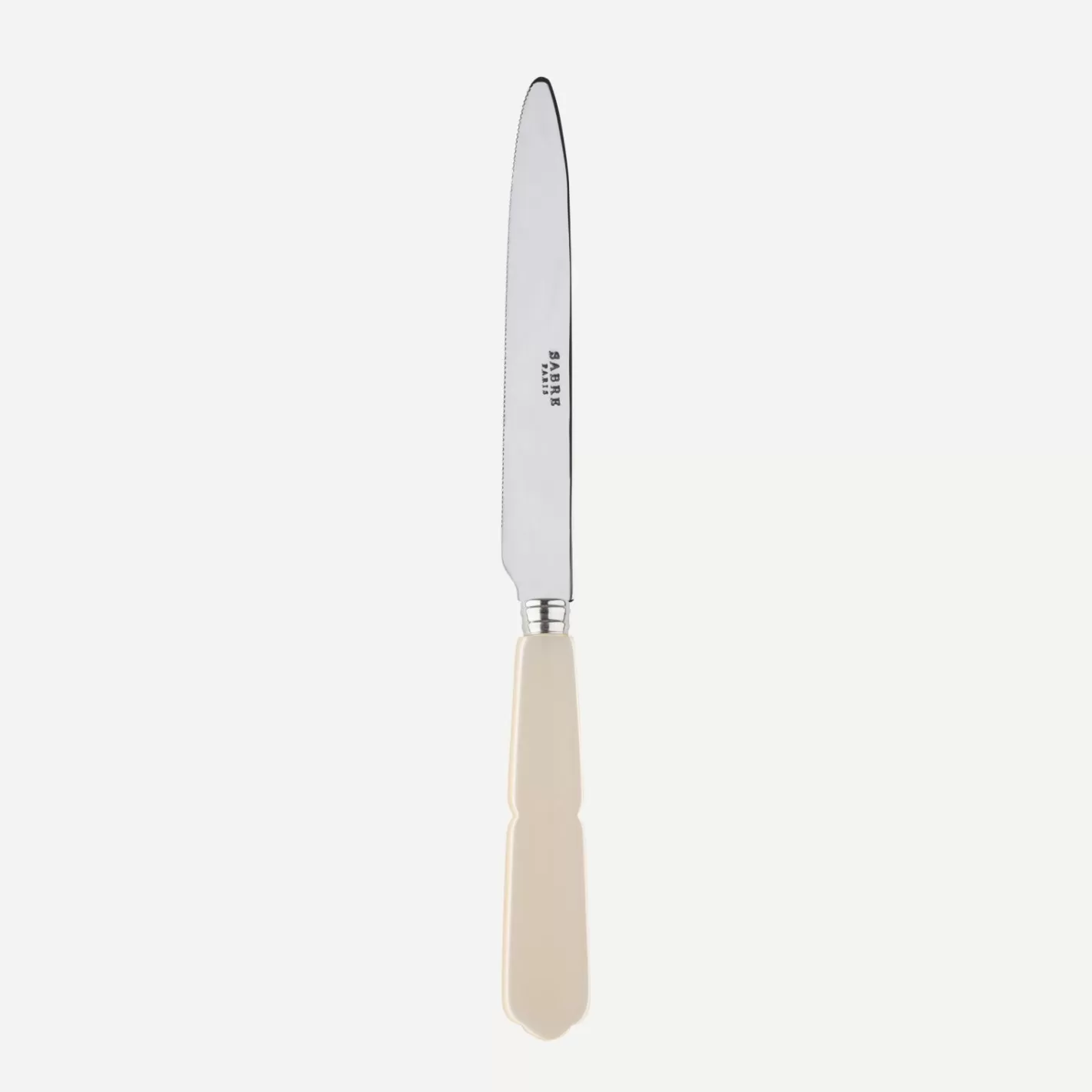 Sabre Paris Serrated Dinner Knife Blade>Gustave, Pearl