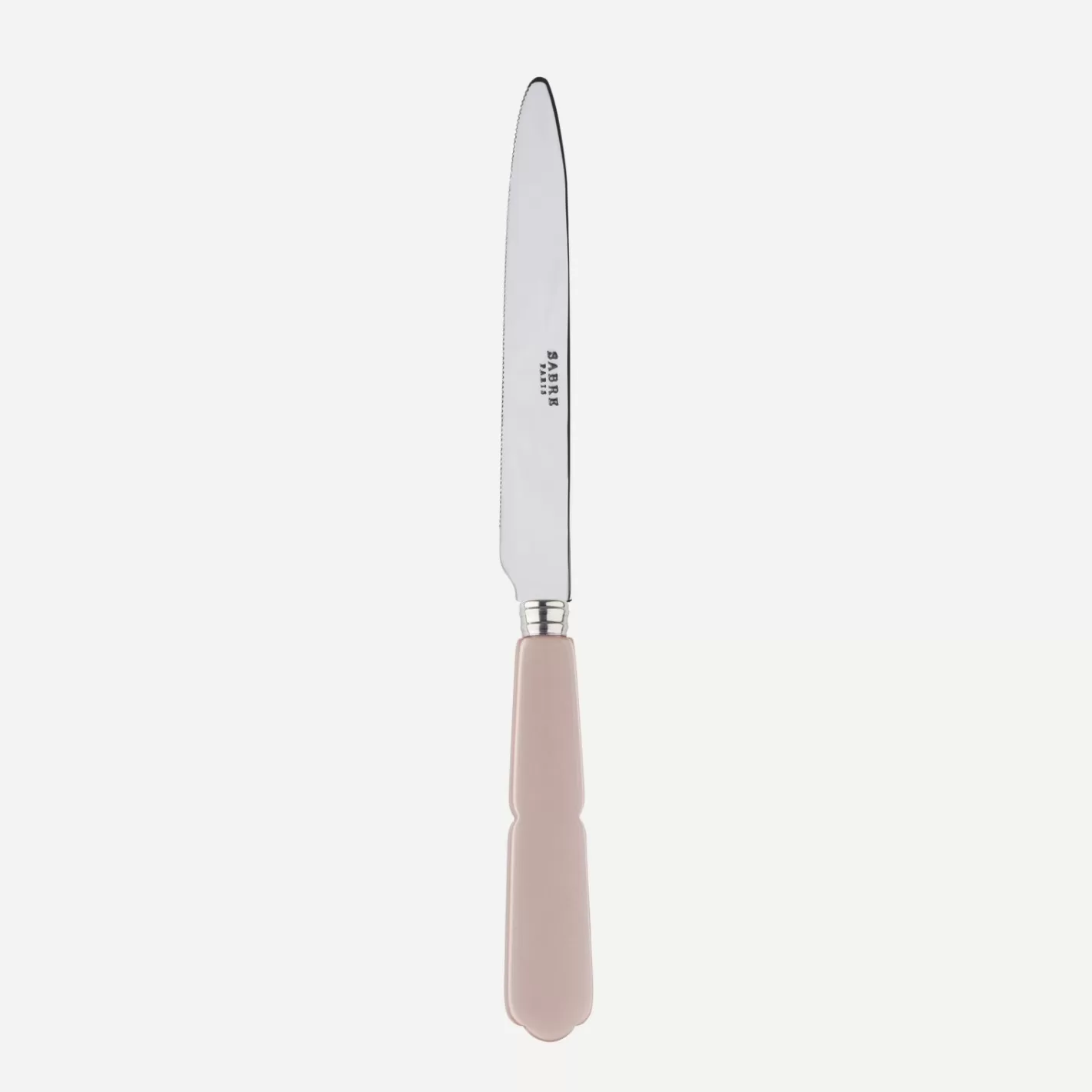 Sabre Paris Serrated Dinner Knife Blade>Gustave, Taupe