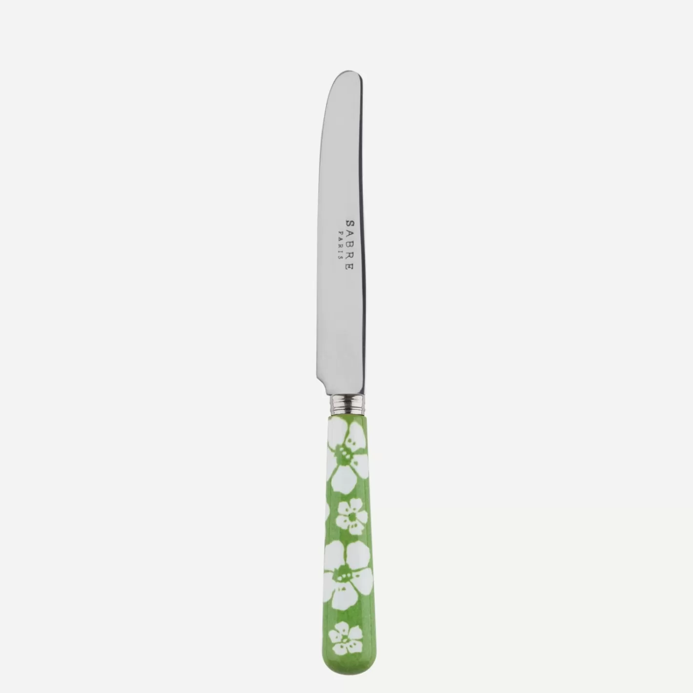 Sabre Paris Breakfast Knife>Hawaiian Flower, Garden green