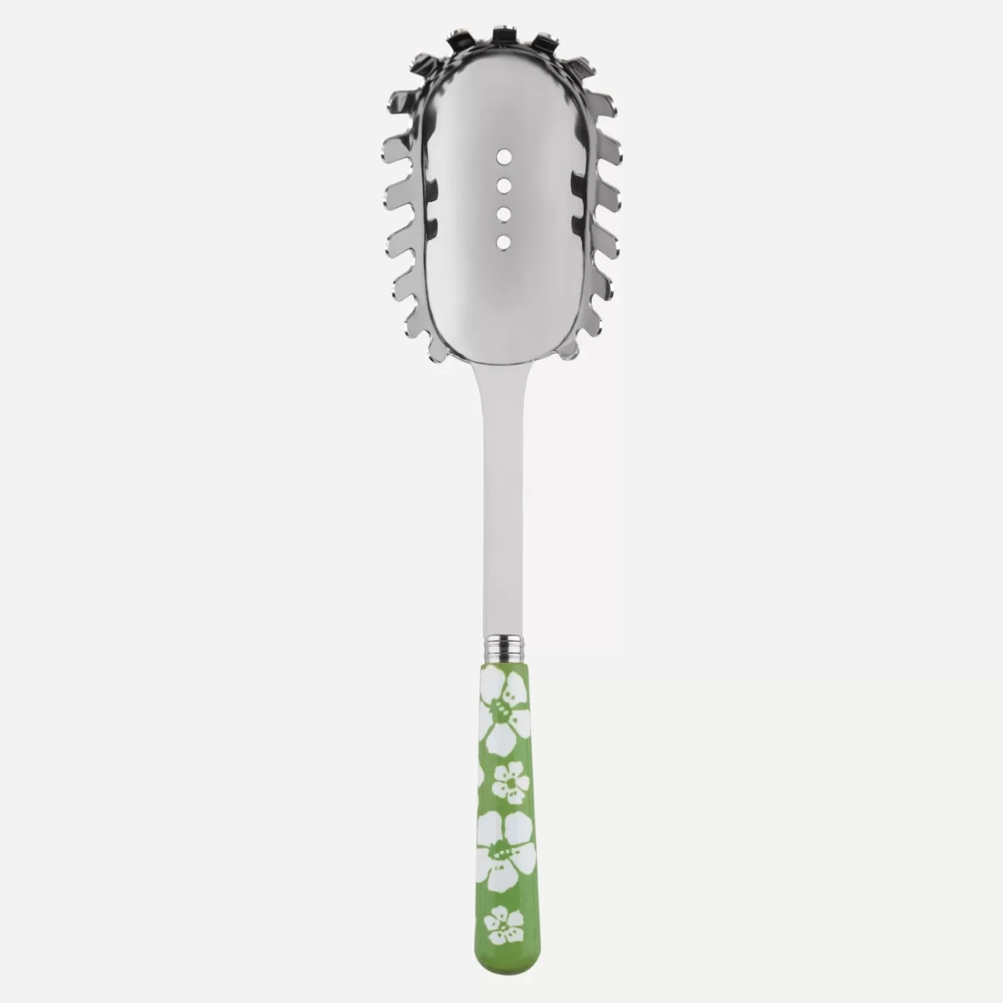 Sabre Paris Spaghetti Spoon>Hawaiian Flower, Garden green