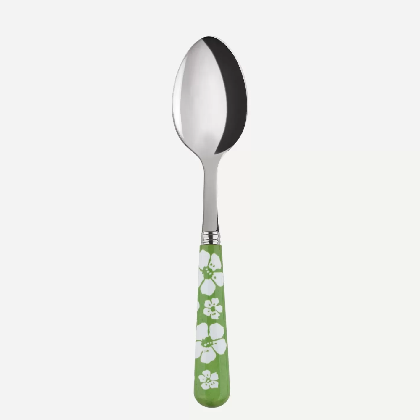 Sabre Paris Dessert Spoon>Hawaiian Flower, Garden green