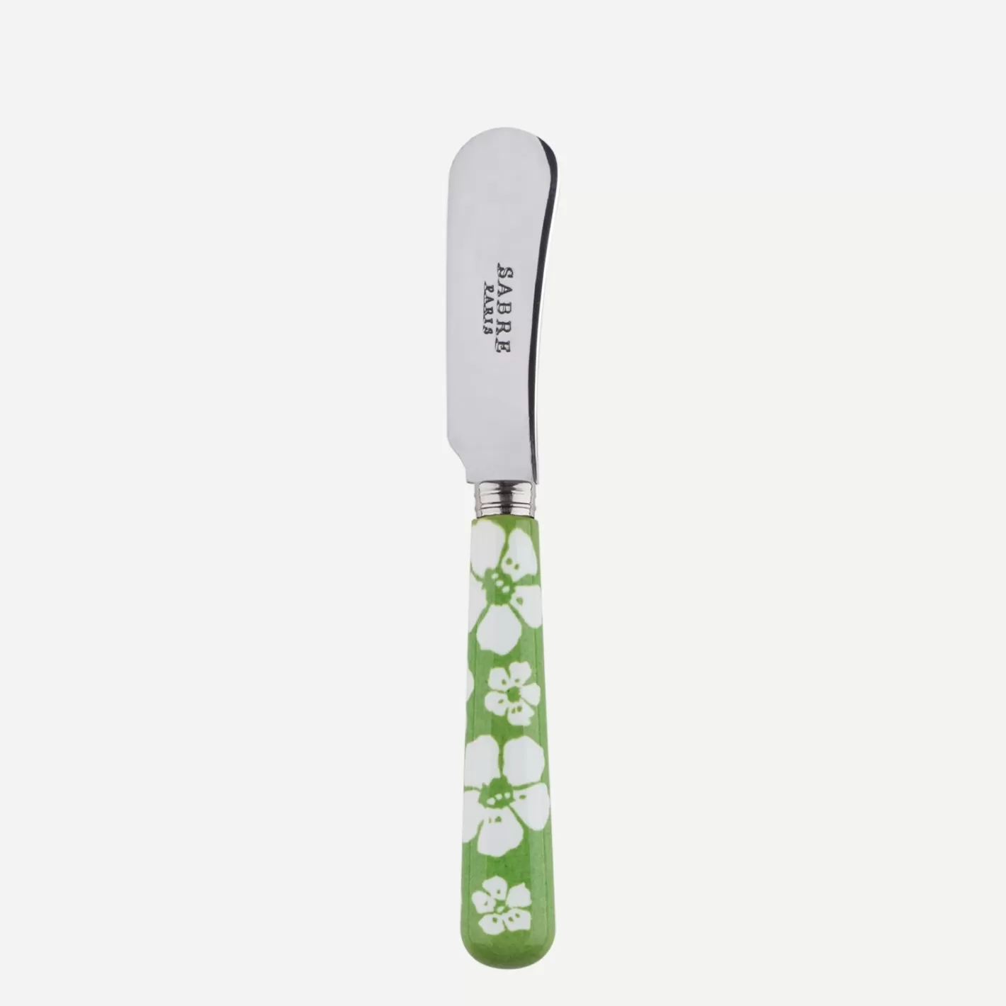 Sabre Paris Butter Spreader>Hawaiian Flower, Garden green