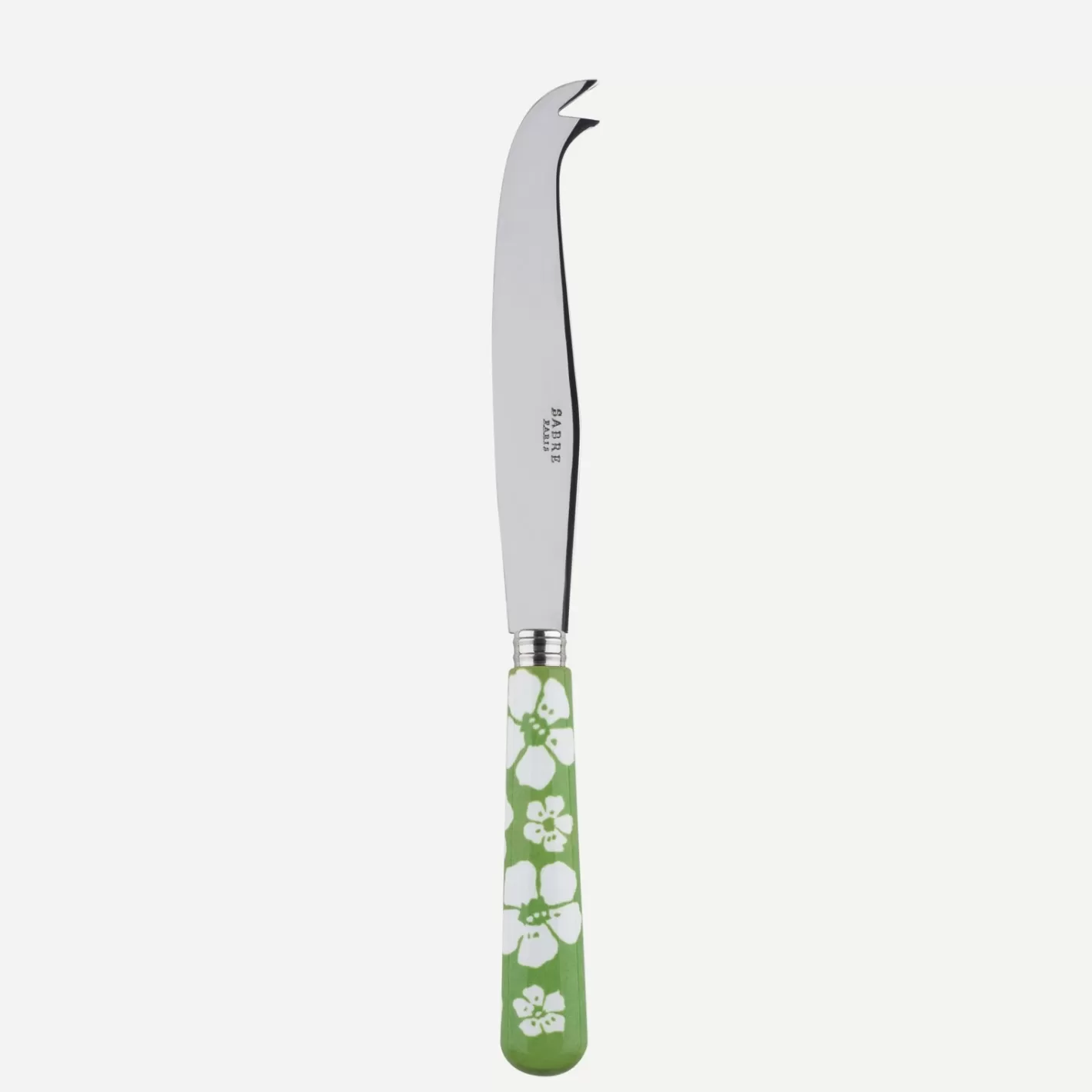 Sabre Paris Cheese Knife>Hawaiian Flower, Garden green