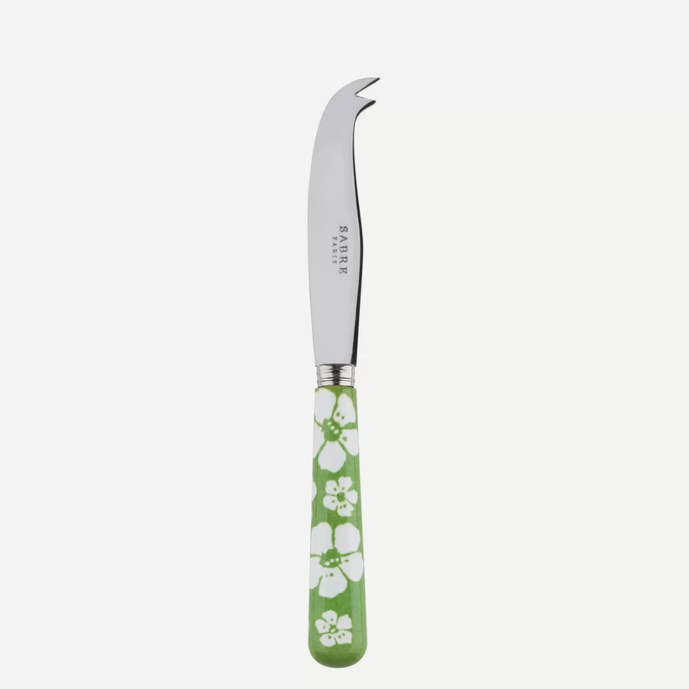 Sabre Paris Cheese Knife>Hawaiian Flower, Garden green