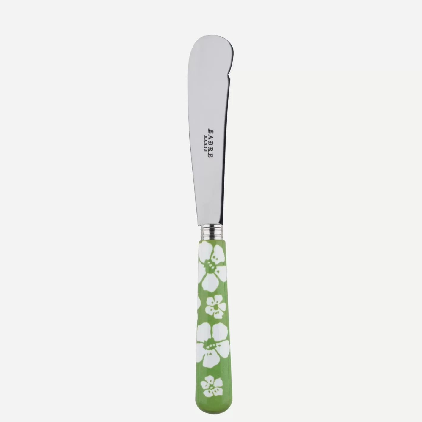 Sabre Paris Butter Knife>Hawaiian Flower, Garden green