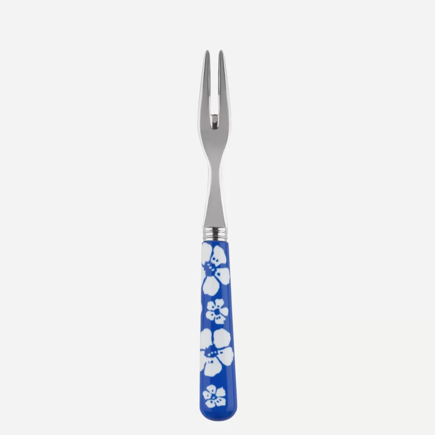 Sabre Paris Cocktail Fork>Hawaiian Flower, Lapis blue