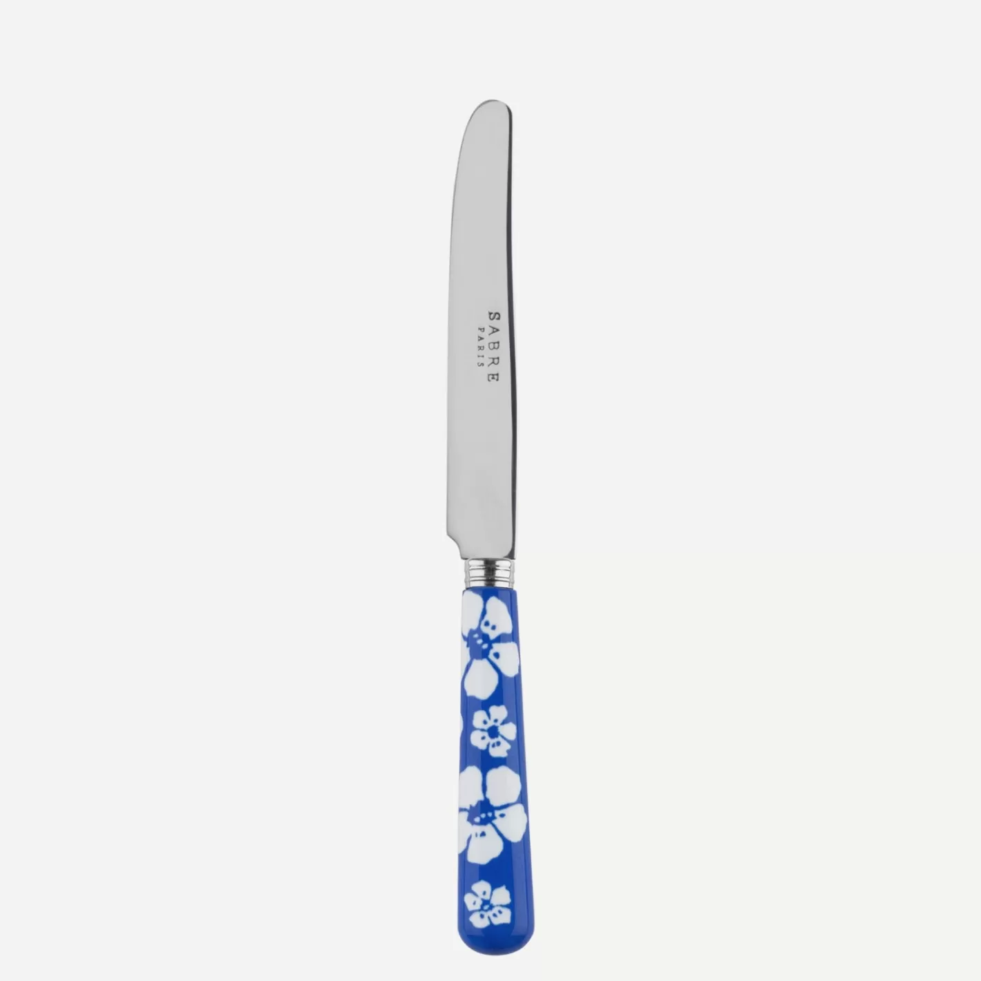 Sabre Paris Breakfast Knife>Hawaiian Flower, Lapis blue