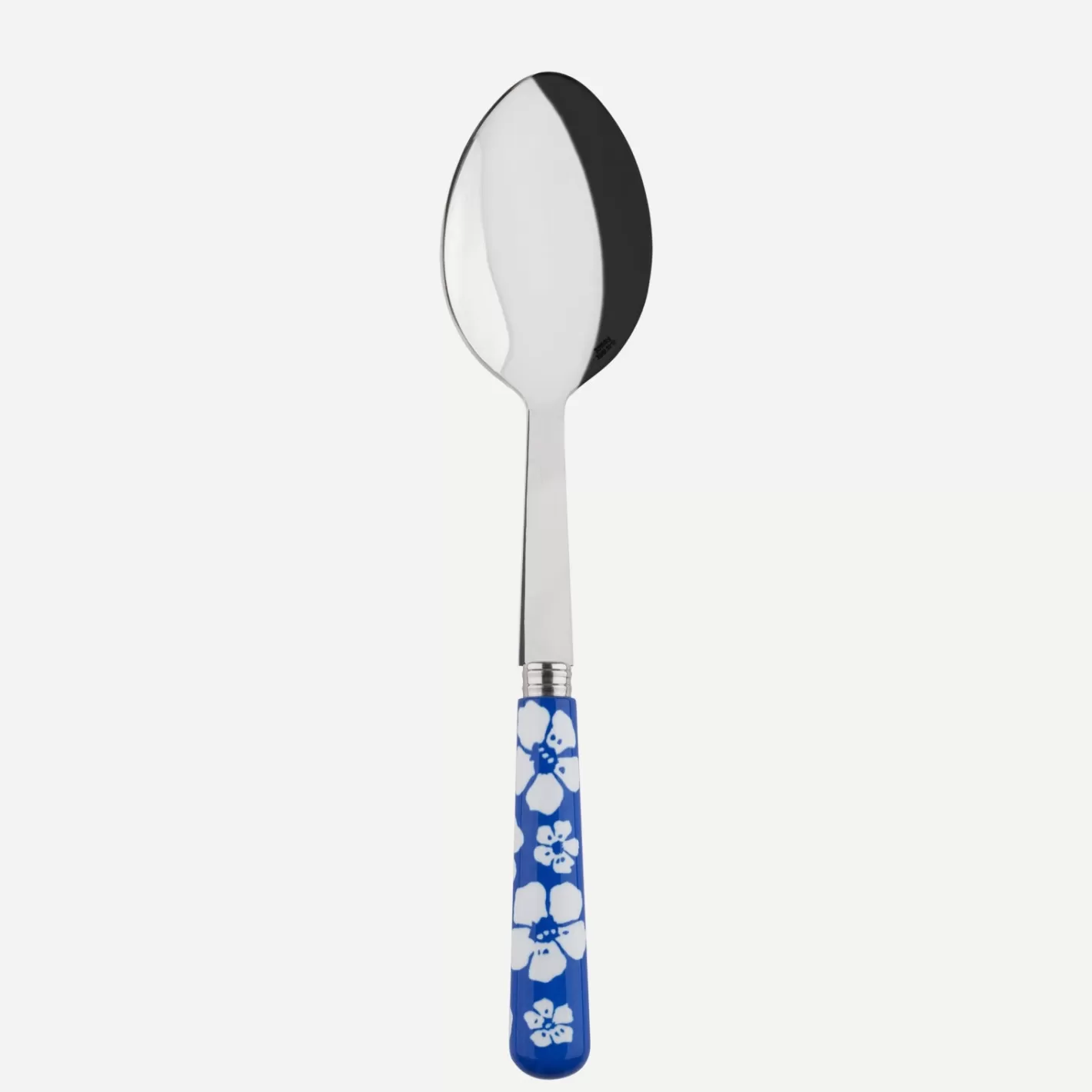 Sabre Paris Serving Spoon>Hawaiian Flower, Lapis blue