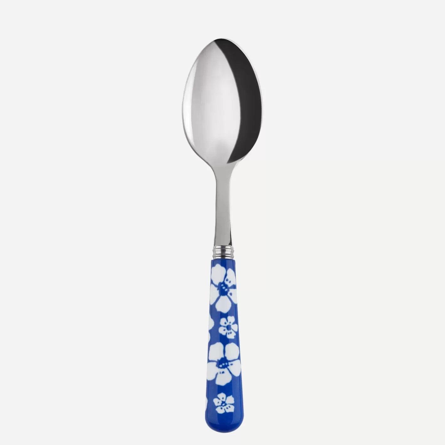 Sabre Paris Dessert Spoon>Hawaiian Flower, Lapis blue