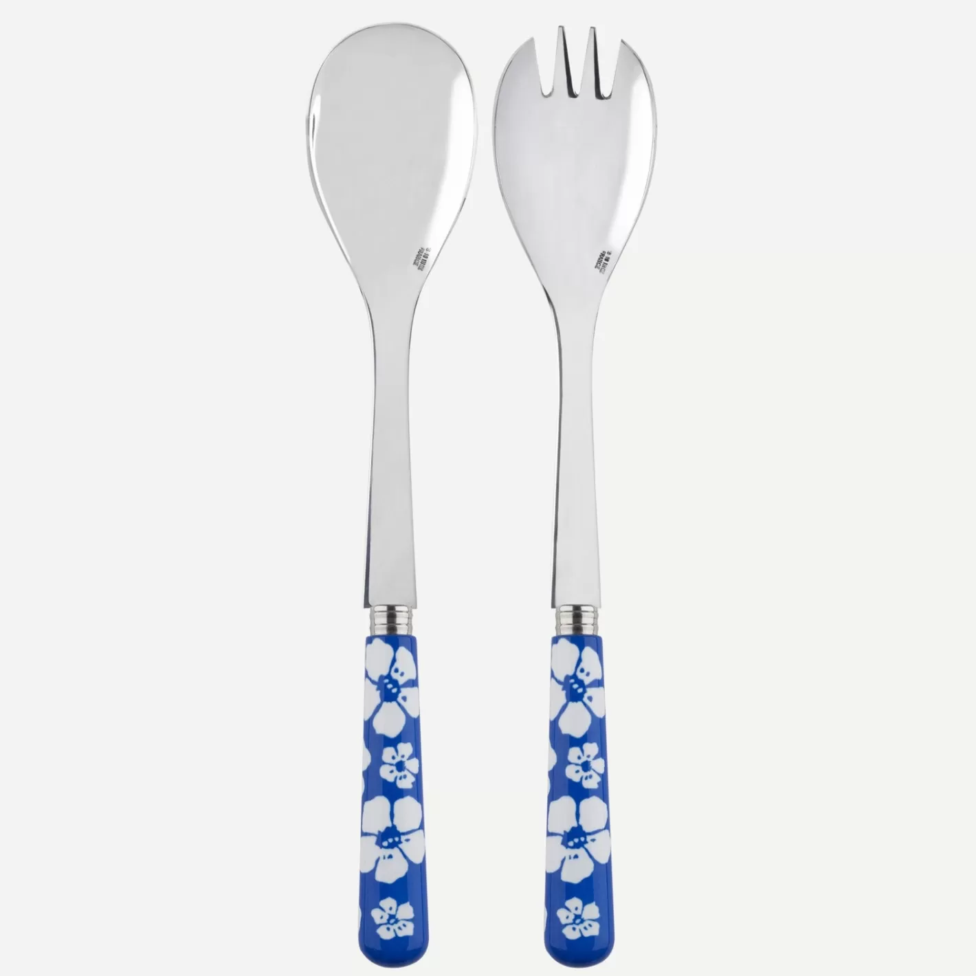 Sabre Paris Salad Set>Hawaiian Flower, Lapis blue