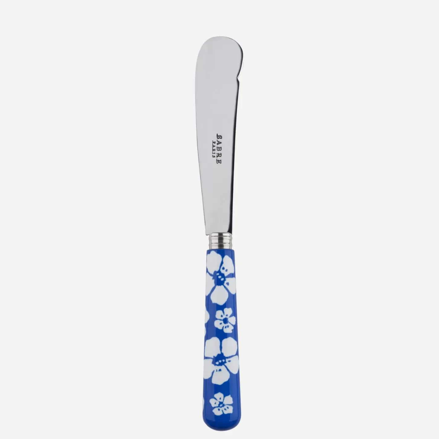 Sabre Paris Butter Knife>Hawaiian Flower, Lapis blue