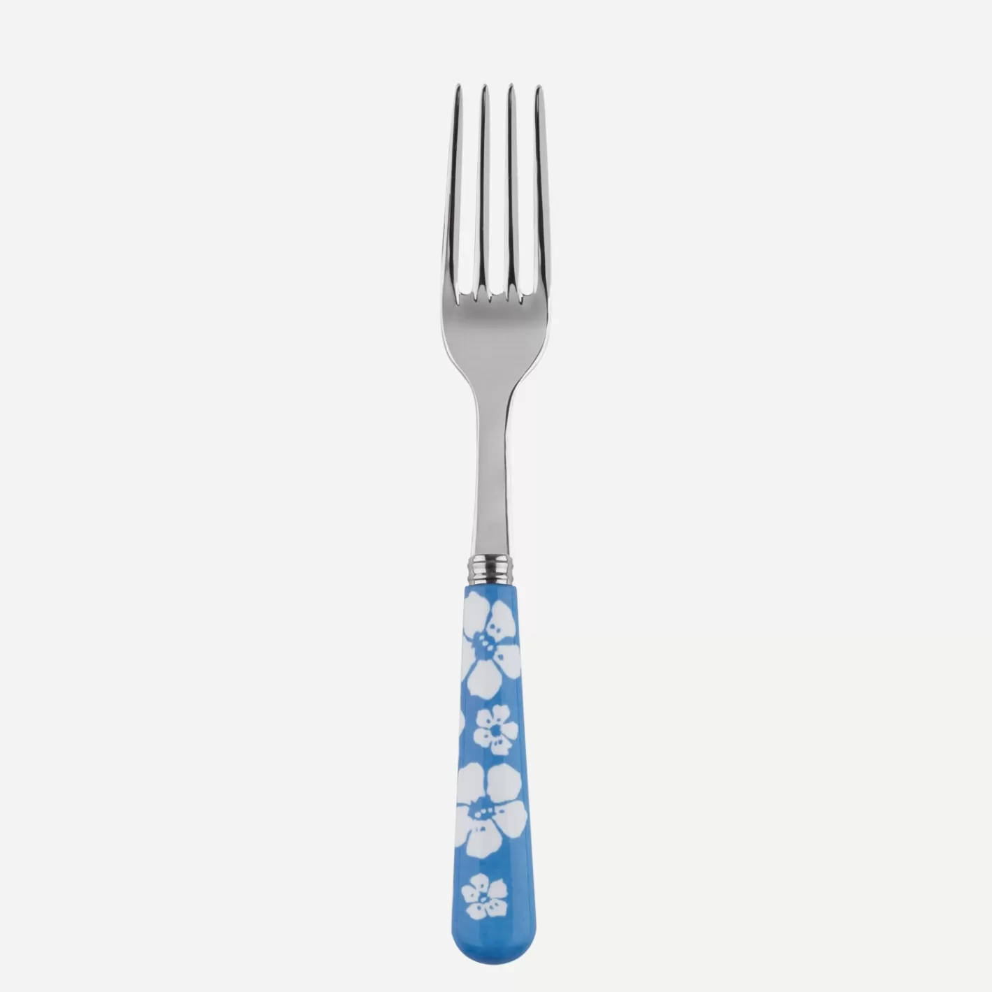 Sabre Paris Salad Fork>Hawaiian Flower, Light blue