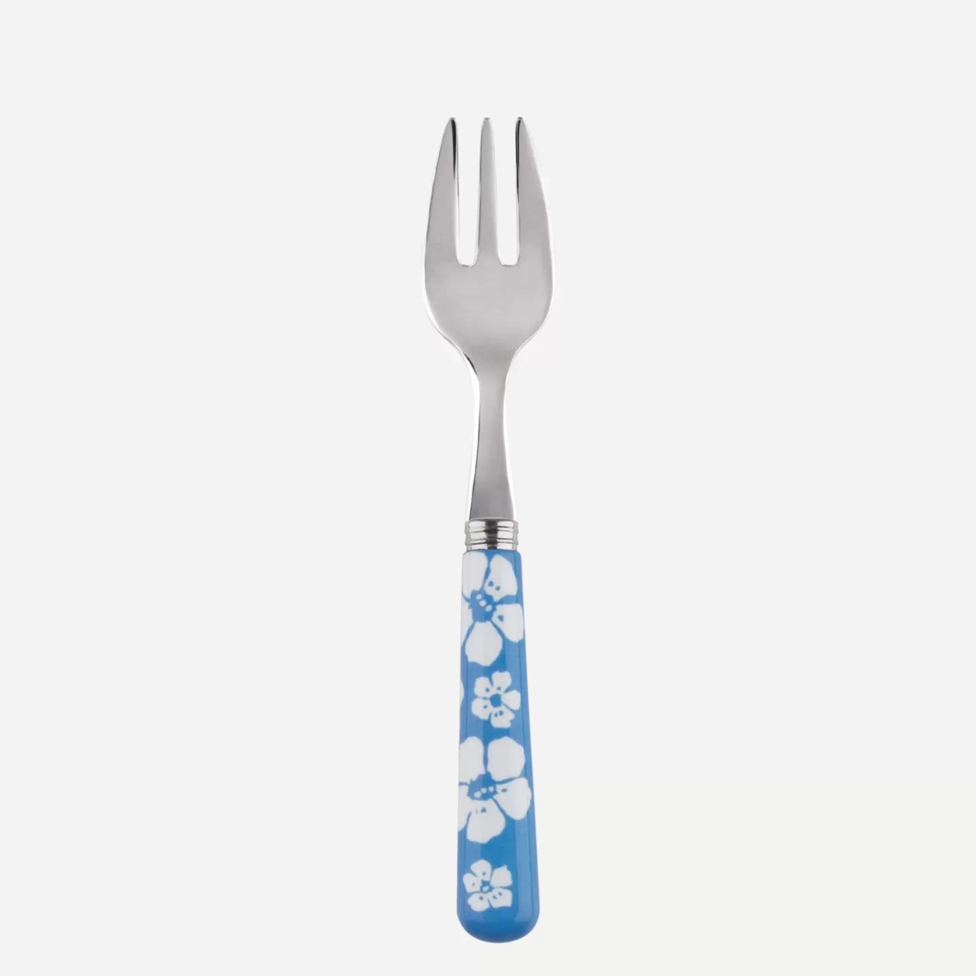 Sabre Paris Oyster Fork>Hawaiian Flower, Light blue