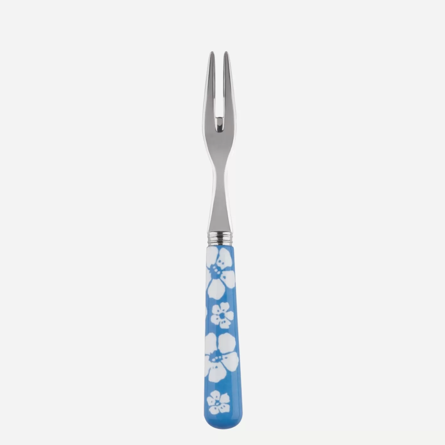 Sabre Paris Cocktail Fork>Hawaiian Flower, Light blue