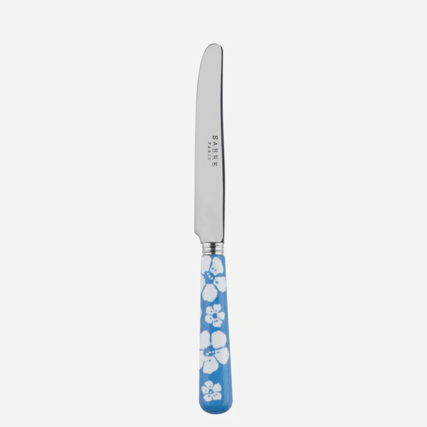 Sabre Paris Breakfast Knife>Hawaiian Flower, Light blue