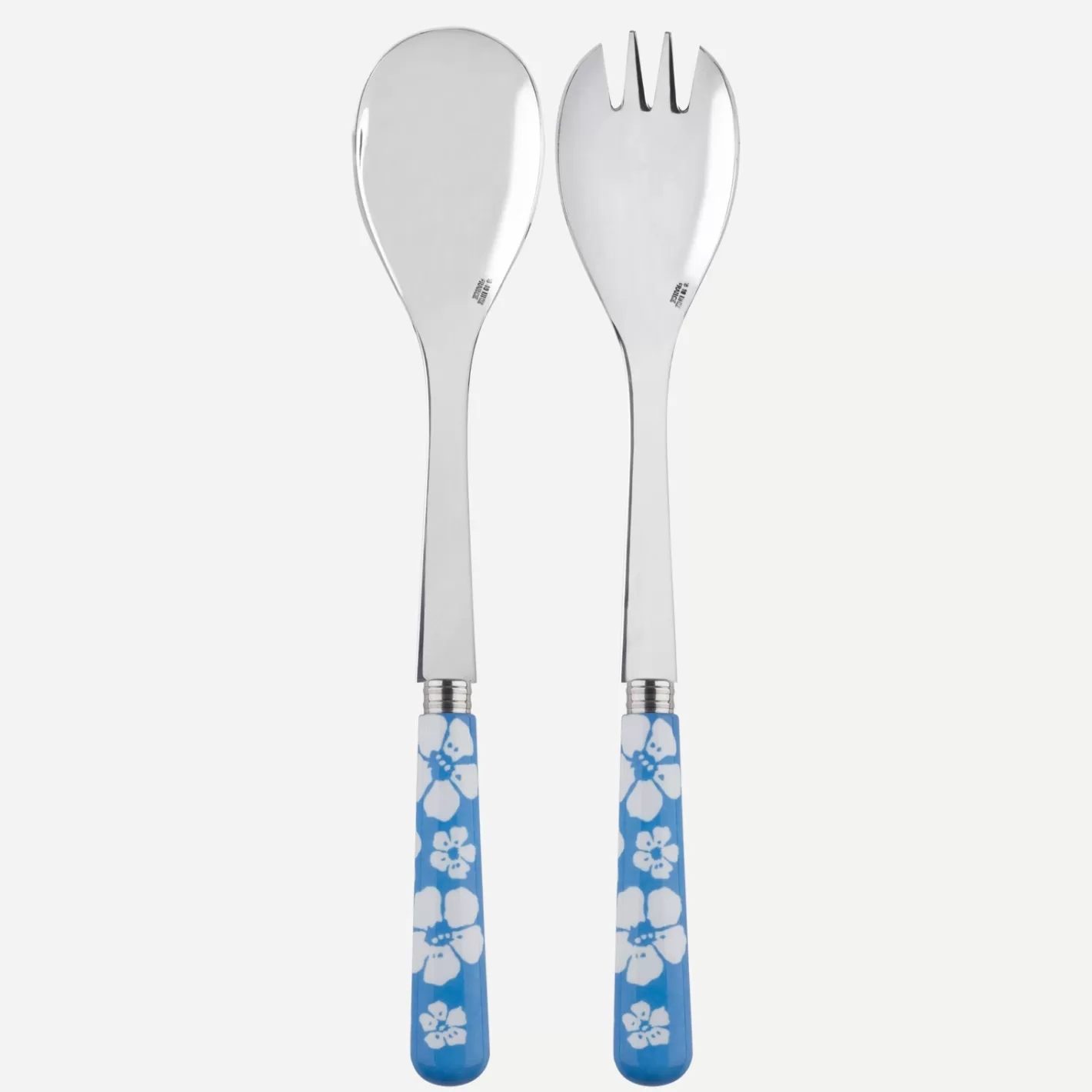 Sabre Paris Salad Set>Hawaiian Flower, Light blue