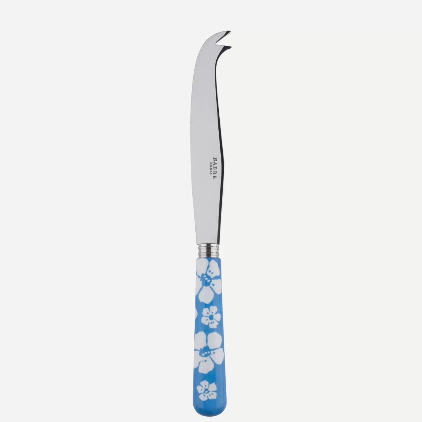 Sabre Paris Cheese Knife>Hawaiian Flower, Light blue