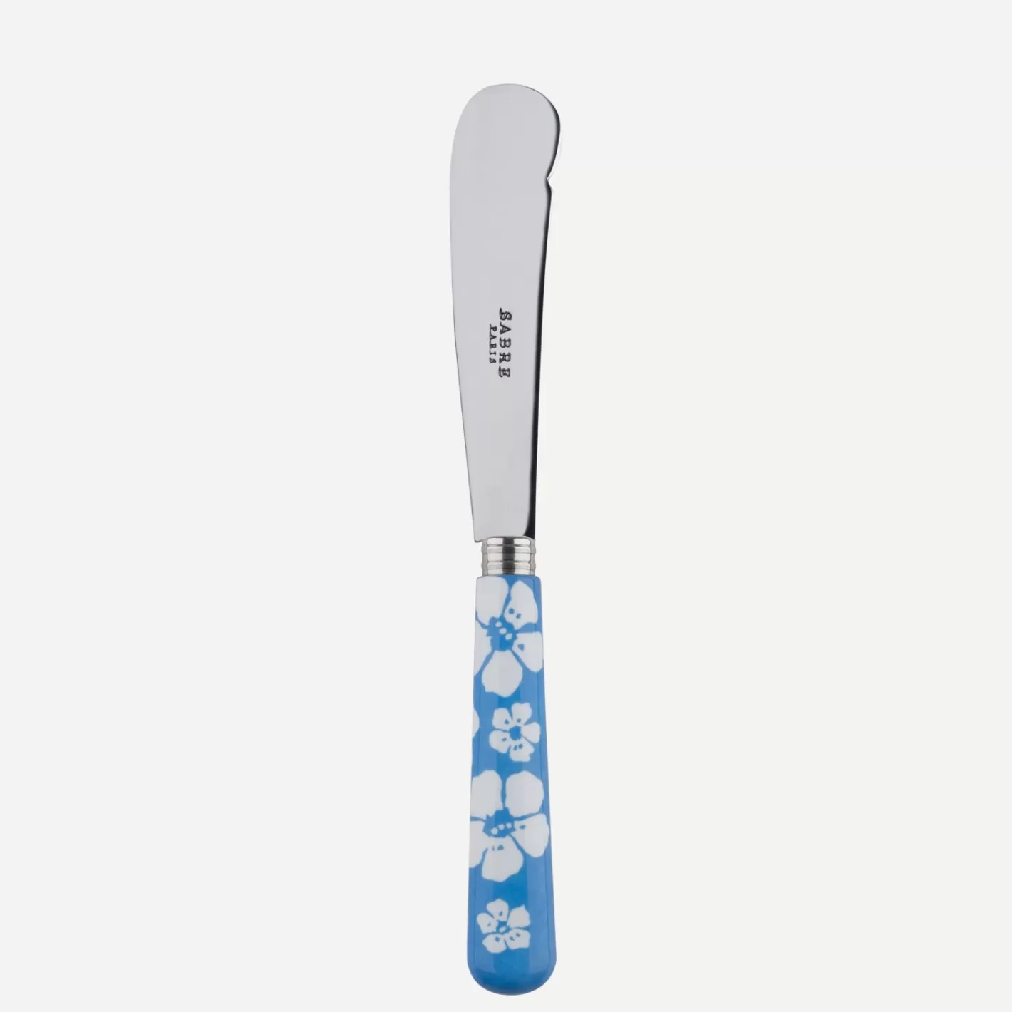 Sabre Paris Butter Knife>Hawaiian Flower, Light blue