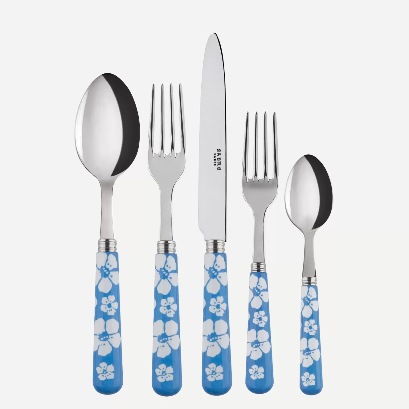 Sabre Paris Set Of 5 Pieces>Hawaiian Flower, Light blue