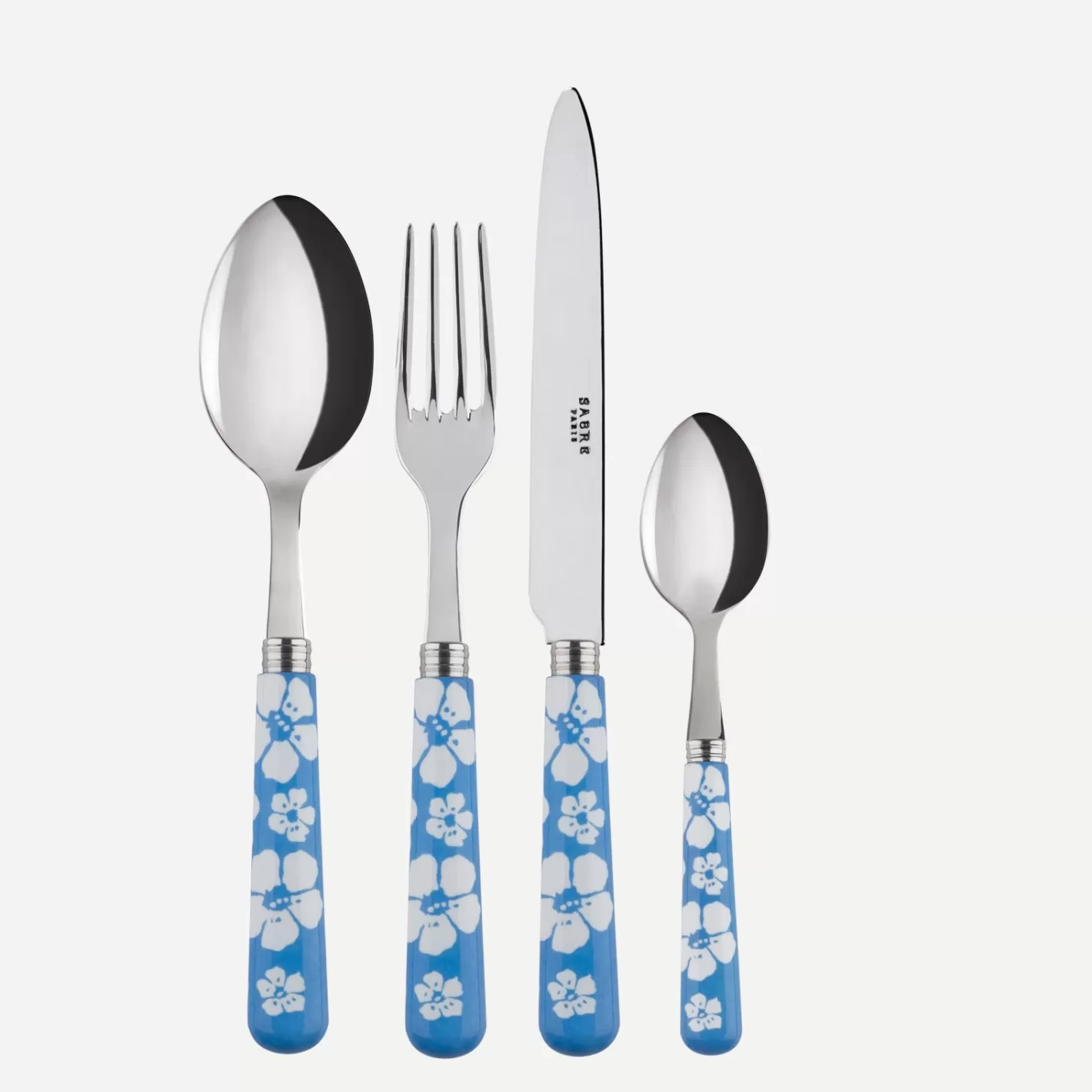 Sabre Paris Set Of 4 Pieces>Hawaiian Flower, Light blue